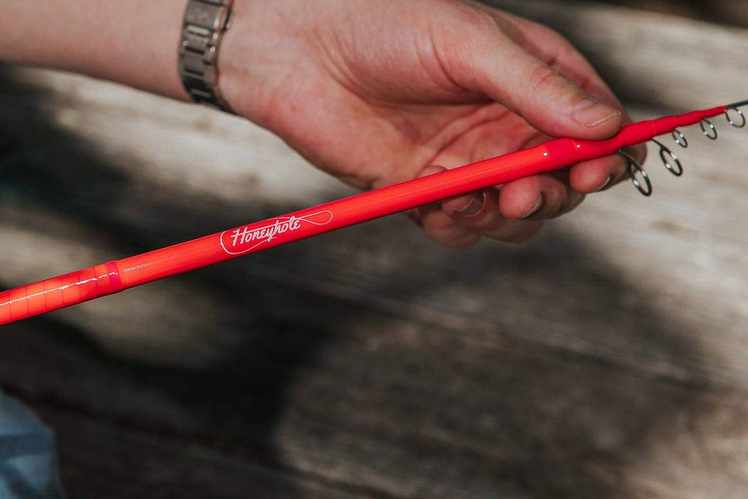 custom honeyhole fishing rod 